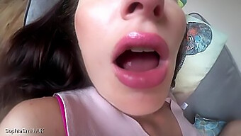 Gfe Gives A Sensual Mouth And Tongue Teaser For Your Pleasure